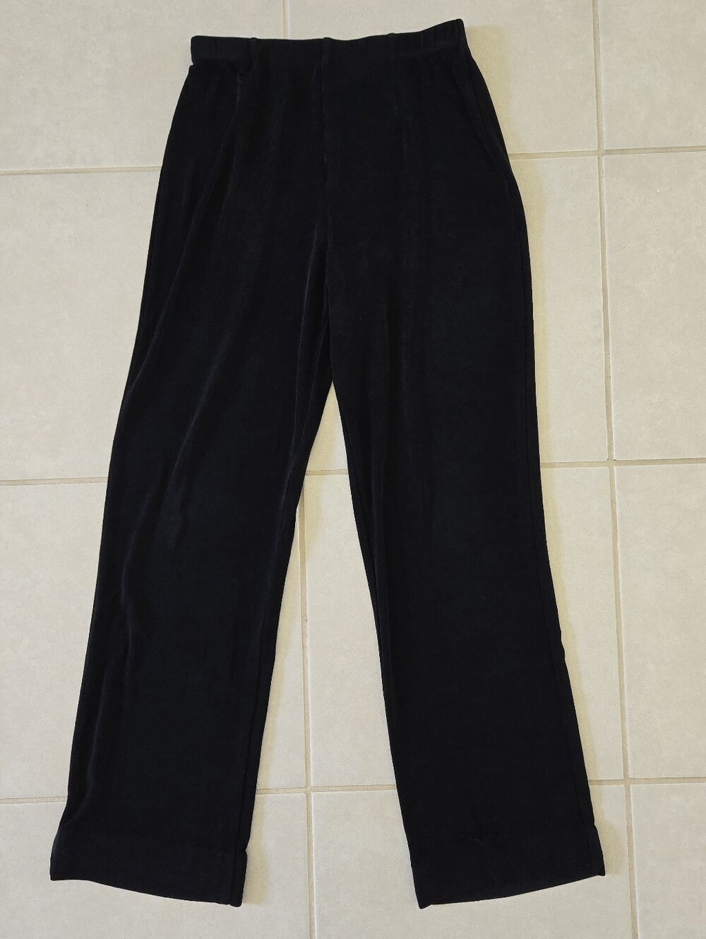 Womens Chico's travelers Sz 0 XS black stretchy Pull On pants trousers